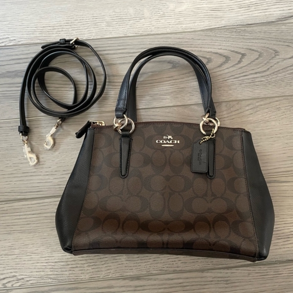 Coach Handbags - COACH SIGNATURE CHRISTIE SATCHEL HANDBAG